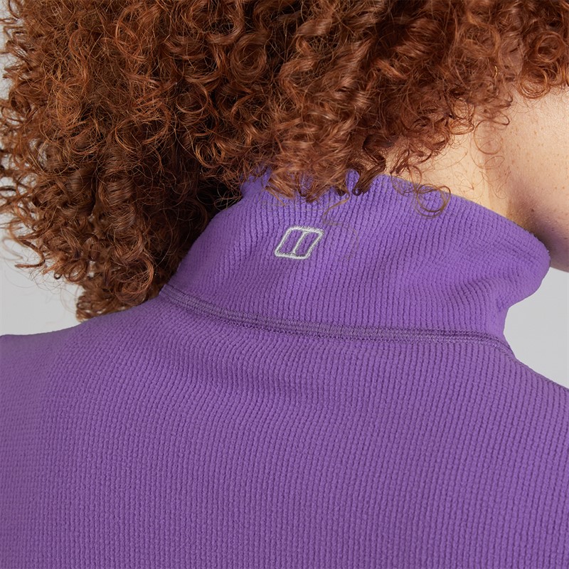 Berghaus Womens Cawkwell Half Zip Fleece Jacket Purple