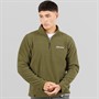 Berghaus Mens Bigby Half Zip Fleece Jacket Dark Green