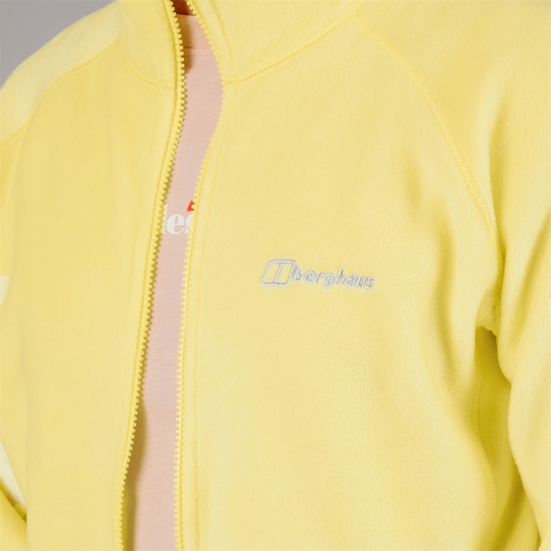 Berghaus Mens Asgarby Full Zip Fleece Jacket Yellow