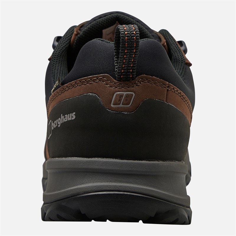 Berghaus Mens Fellmaster Active Gore-Tex Waterproof Hiking Shoes Brown/Orange