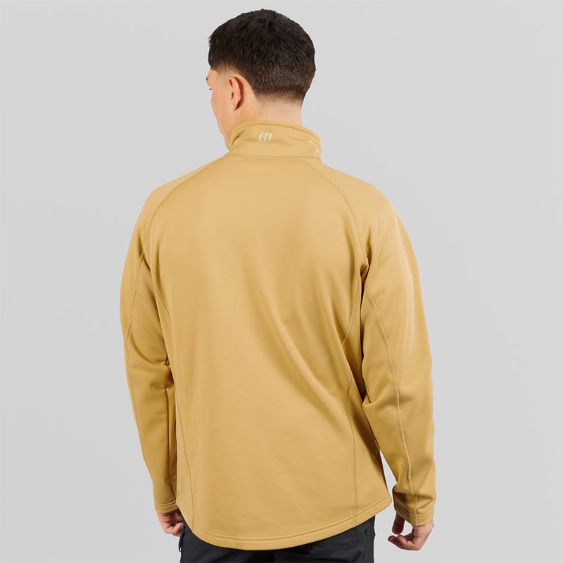 Berghaus Mens Barkston Full Zip Fleece Jacket Natural