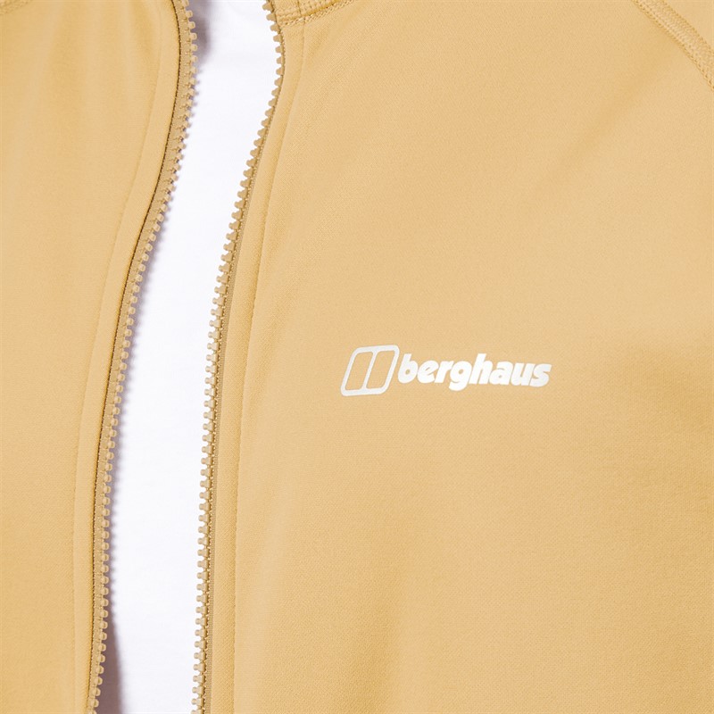 Berghaus Mens Barkston Full Zip Fleece Jacket Natural