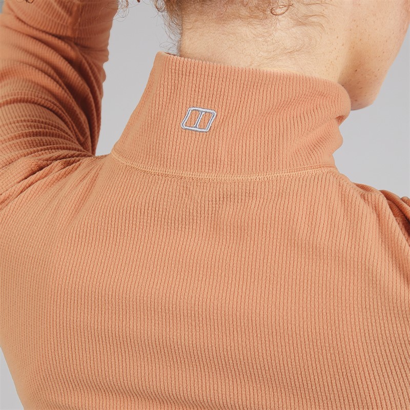 Berghaus Womens Cawkwell Half Zip Fleece Jacket Natural