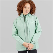 Berghaus Womens Deluge Pro 3.0 Hydroshell Waterproof Jacket Green