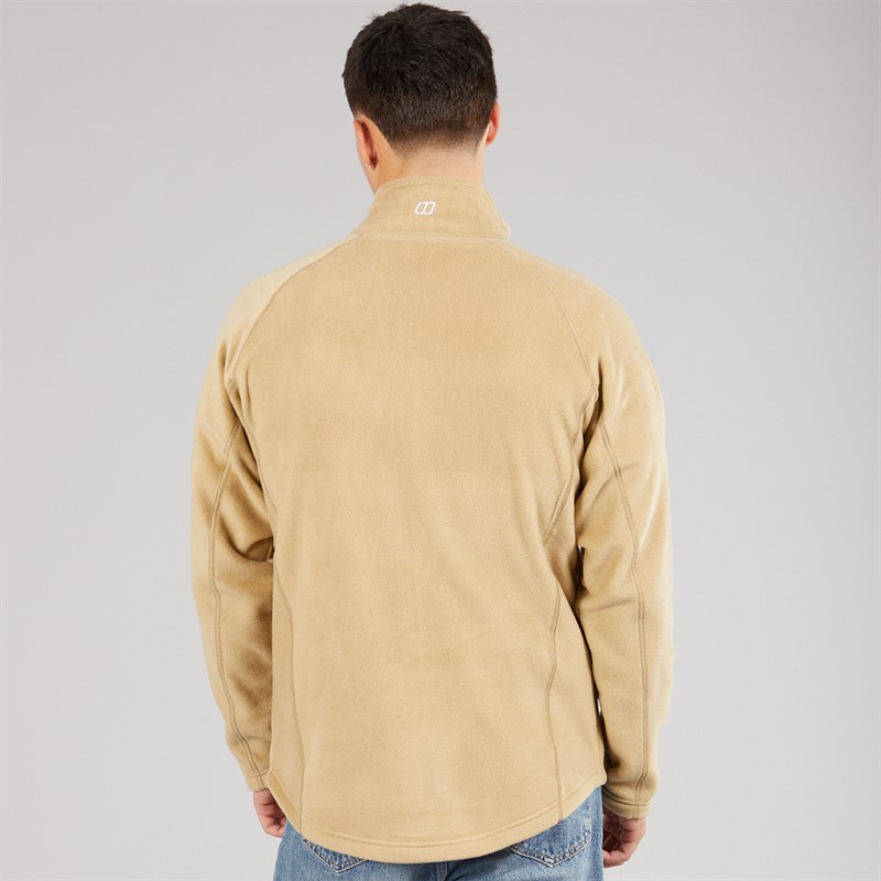 Berghaus Mens Asgarby Full Zip Fleece Jacket Natural