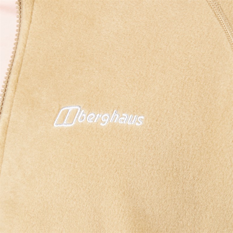 Berghaus Mens Asgarby Full Zip Fleece Jacket Natural