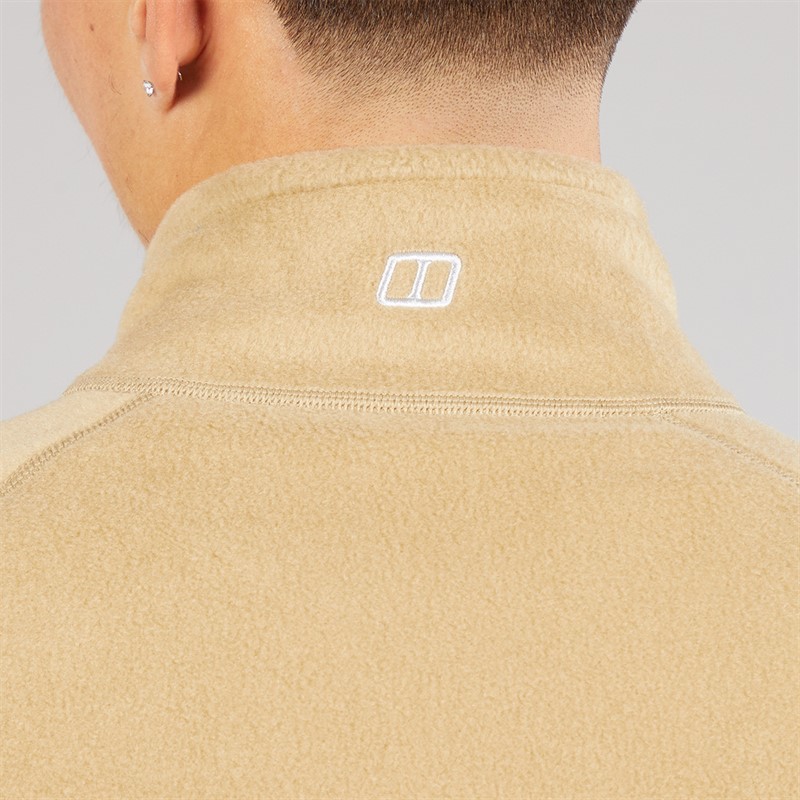 Berghaus Mens Asgarby Full Zip Fleece Jacket Natural