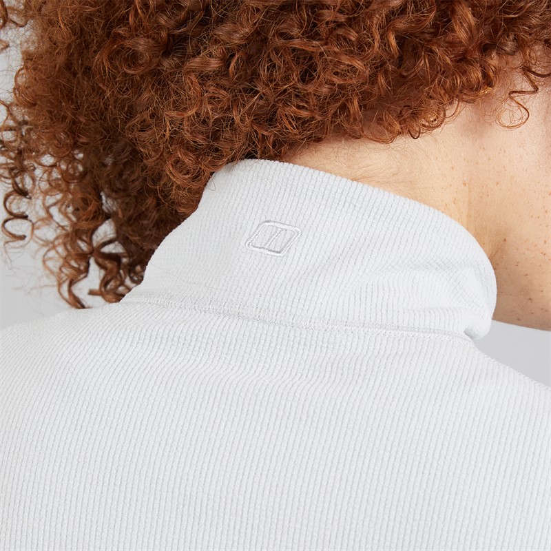 Berghaus Womens Cawkwell Half Zip Fleece Jacket Light Grey