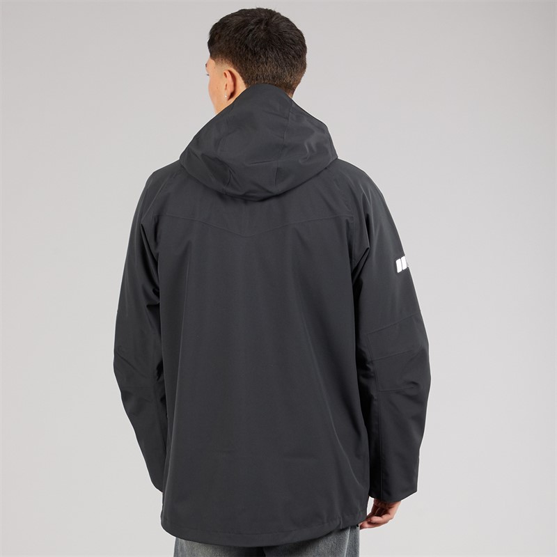 Berghaus Mens Volcanism Hydroshell Waterproof Parka Jacket Black