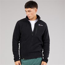 Berghaus Mens Prism Polartec Half Zip Fleece Black