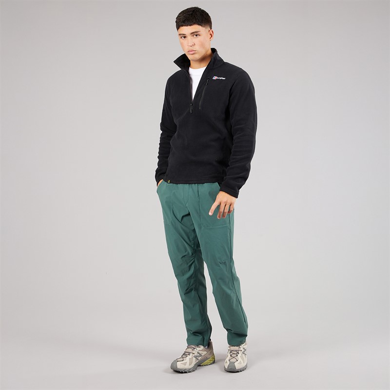 Berghaus Mens Prism Polartec Half Zip Fleece Black