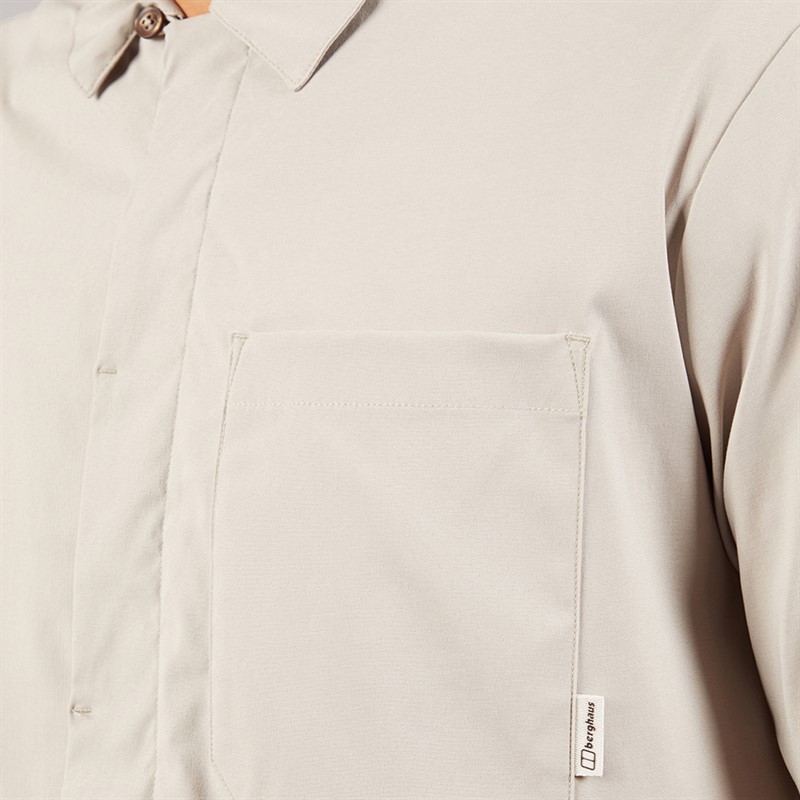 Berghaus Mens Explorer Short Sleeve Overshirt Grey