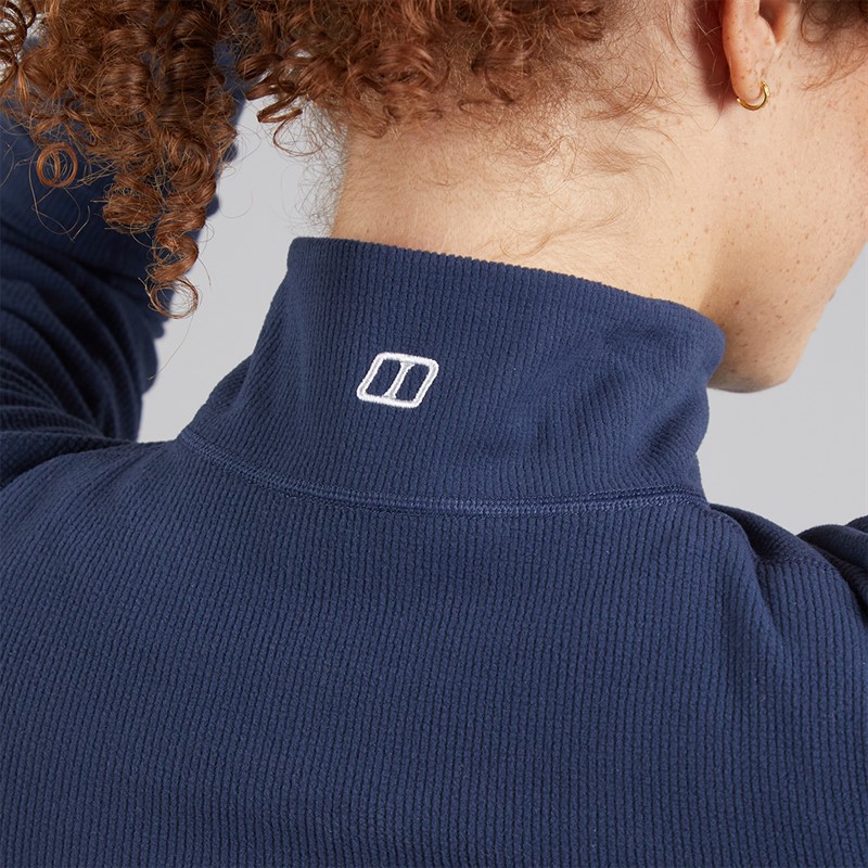 Berghaus Womens Cawkwell Half Zip Fleece Jacket Dark Blue