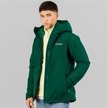 Berghaus Mens Deluge Pro 3.0 Hydroshell Waterproof Insulated Jacket Green