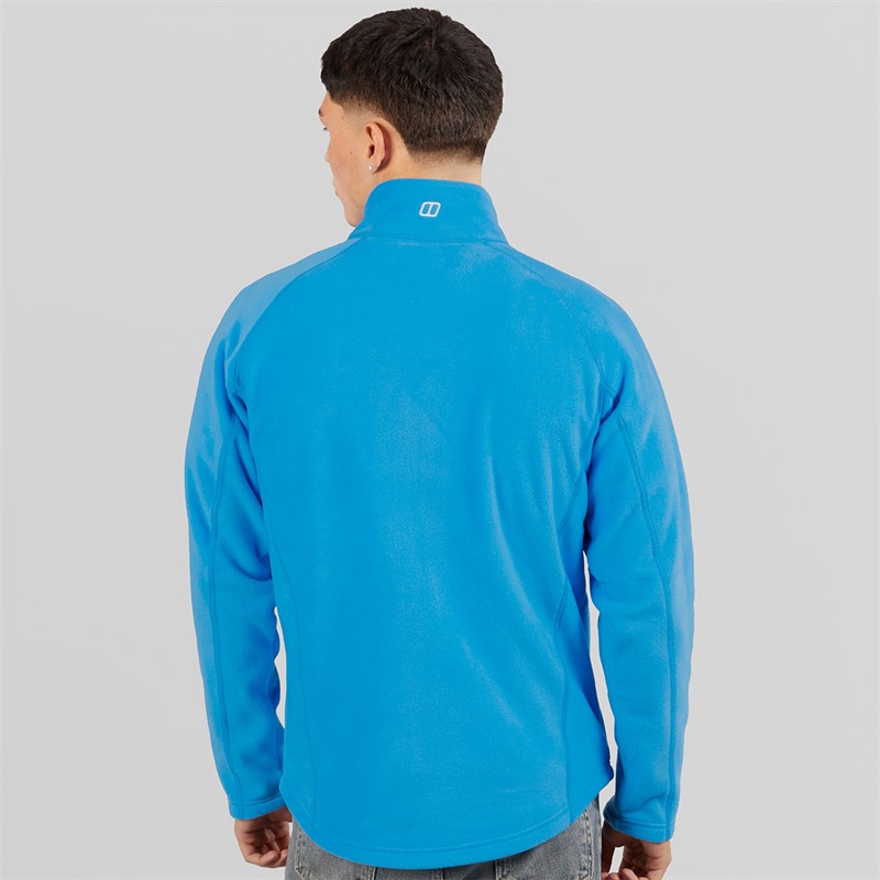 Berghaus Mens Asgarby Full Zip Fleece Jacket Light Blue
