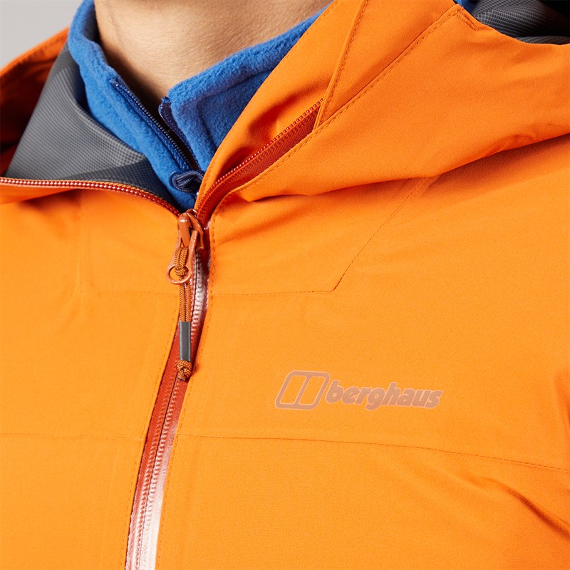 Berghaus Mens Arnaby Hydroshell Waterproof Jacket Orange