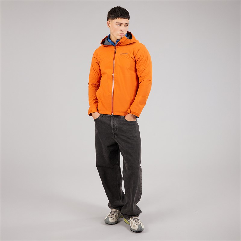 Berghaus Mens Arnaby Hydroshell Waterproof Jacket Orange