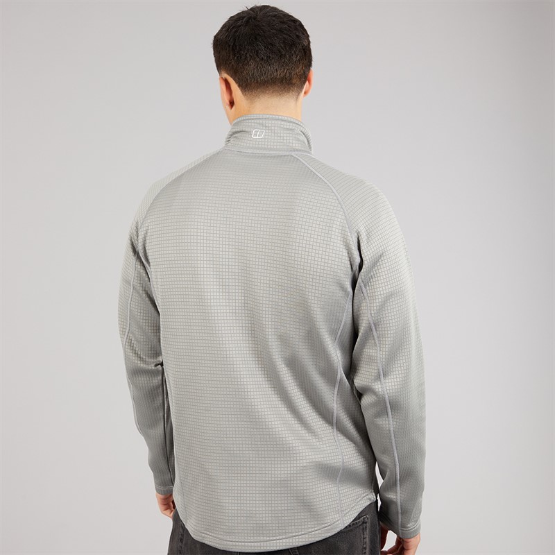 Berghaus Mens Atterby Full Zip Fleece Jacket Grey