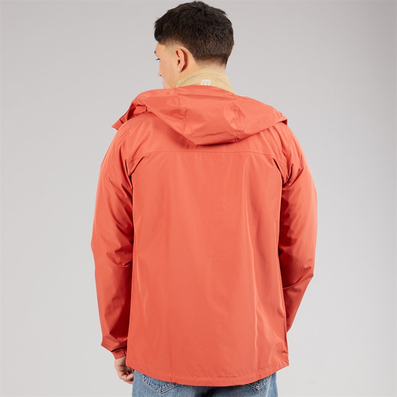 Berghaus Mens Deluge Pro 3.0 Hydroshell Waterproof Jacket Orange