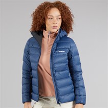 Berghaus Womens Summit Nomad Hydrodown Insulated Jacket Dark Blue
