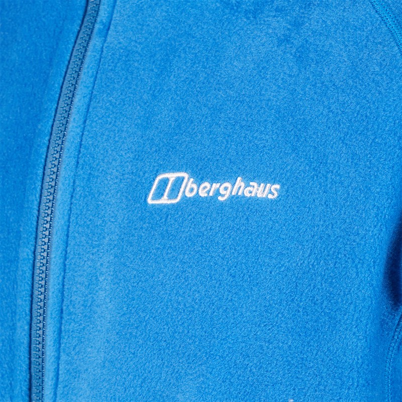 Berghaus Mens Asgarby Full Zip Fleece Jacket Blue