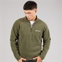Berghaus Mens Bigby Half Zip Fleece Jacket Dark Green