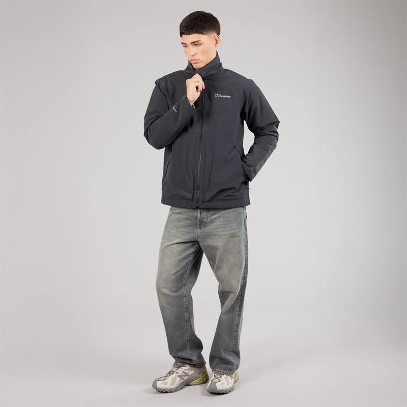 Berghaus Mens Woodwalk Hydroshell Waterproof Jacket Black
