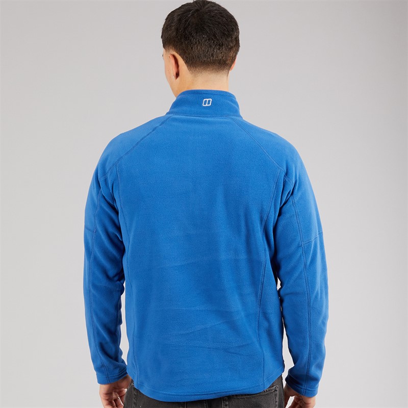 Berghaus Mens Bigby Half Zip Fleece Jacket Blue