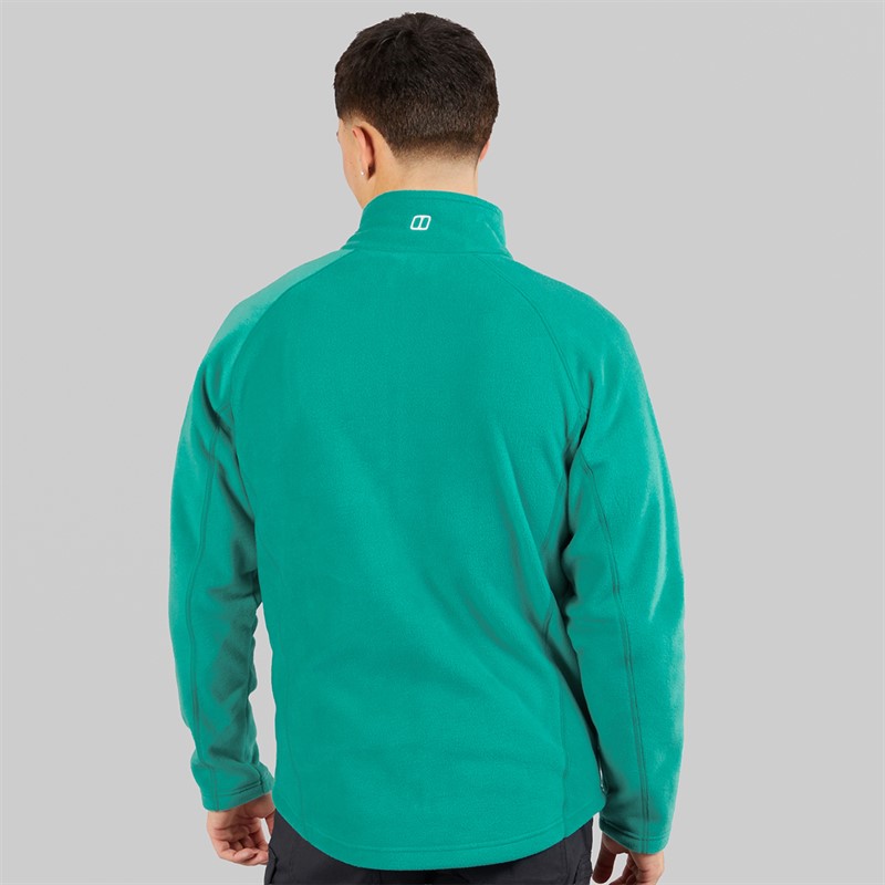 Berghaus Mens Asgarby Full Zip Fleece Jacket Turquoise