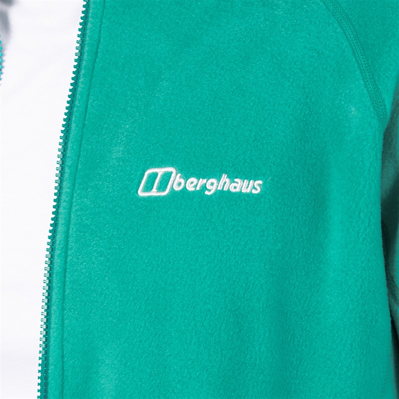 Berghaus Mens Asgarby Full Zip Fleece Jacket Turquoise