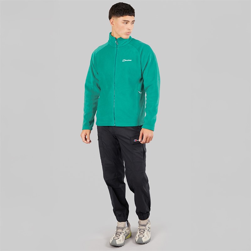 Berghaus Mens Asgarby Full Zip Fleece Jacket Turquoise