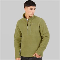 Berghaus Mens Prism Polartec Half Zip Fleece Green