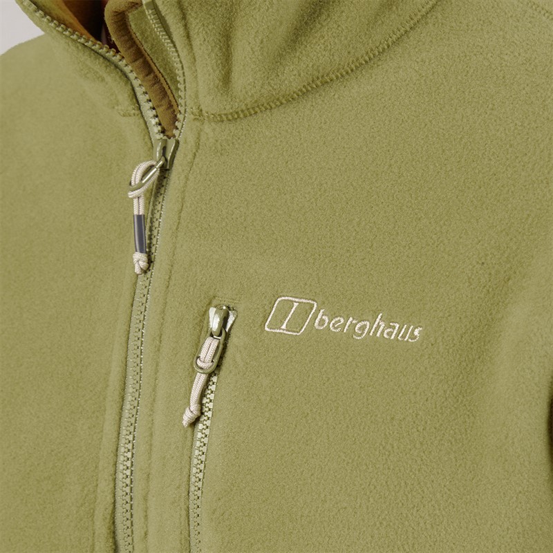 Berghaus Mens Prism Polartec Half Zip Fleece Green