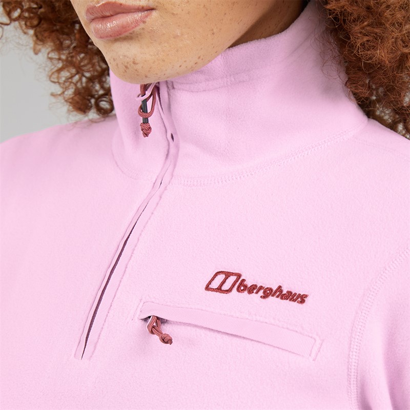 Berghaus Womens Prism 2.0 Micro Half Zip Fleece Light Pink