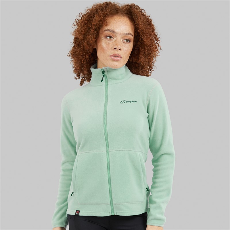 Berghaus Womens Prism 2.0 Micro Full Zip Fleece Jacket Light Green