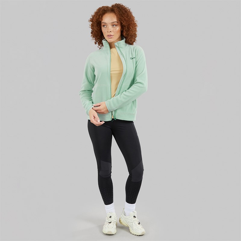 Berghaus Womens Prism 2.0 Micro Full Zip Fleece Jacket Light Green