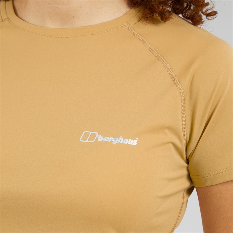 Berghaus Womens Dalderby Tech T-Shirt Natural