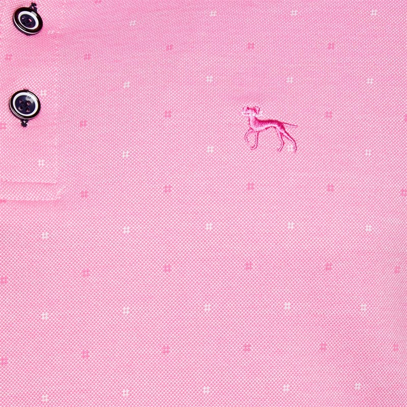 Bewley & Ritch Męskie Donna Koszulka Polo Różowy Margielowy