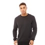Bewley & Ritch Mens Clyde Crew Neck Jumper Black/Charcoal