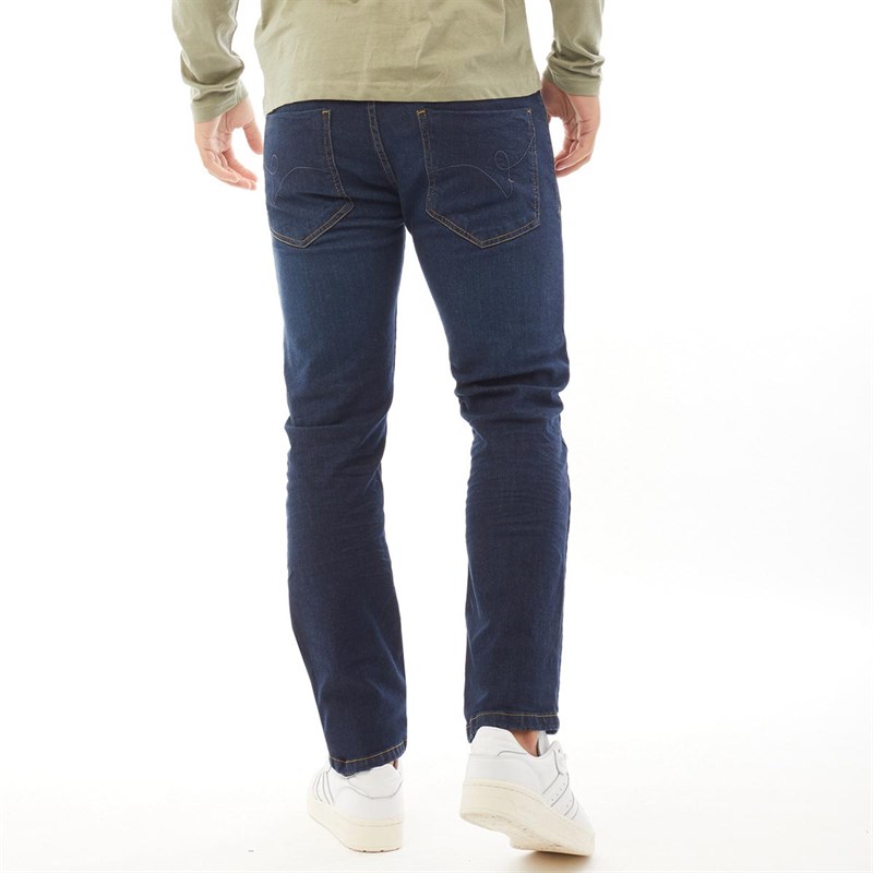 Bewley & Ritch Herrer Dale Jeans Med Lige Ben Marineblå