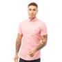 Bewley & Ritch Heren Cali Overhemd met Korte Mouwen Rood