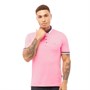 Bewley & Ritch Mens Chalk Polo Shirt Neon Pink