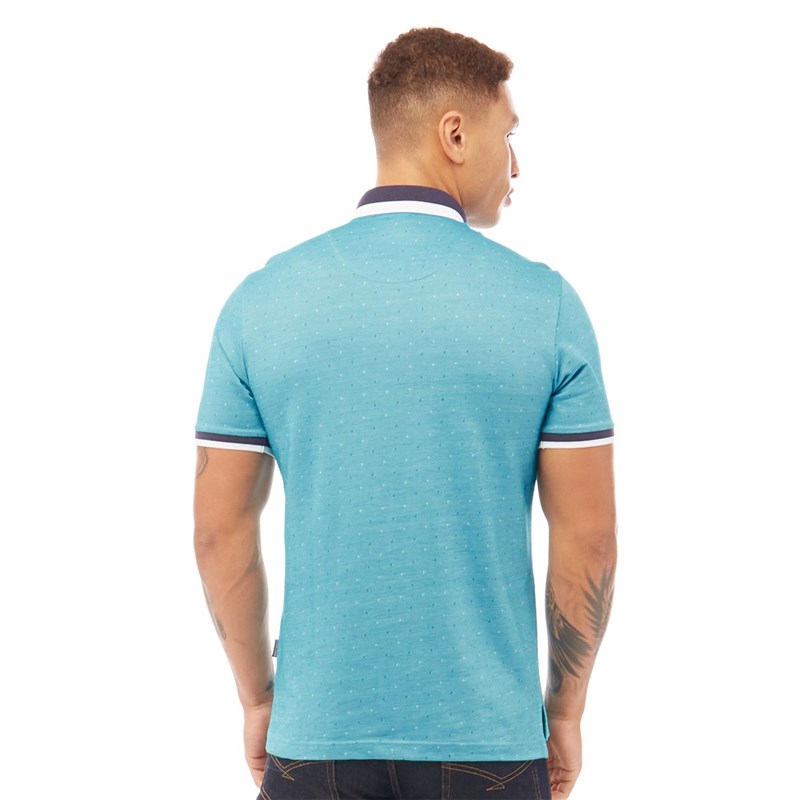 Bewley & Ritch Mens Chalk Polo Shirt Turquoise