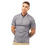 Bewley & Ritch Męskie Chalk Koszulka Polo Niebieski Margielowy