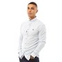 Bewley & Ritch Mens Bodd Long Sleeve Shirt White/Sky