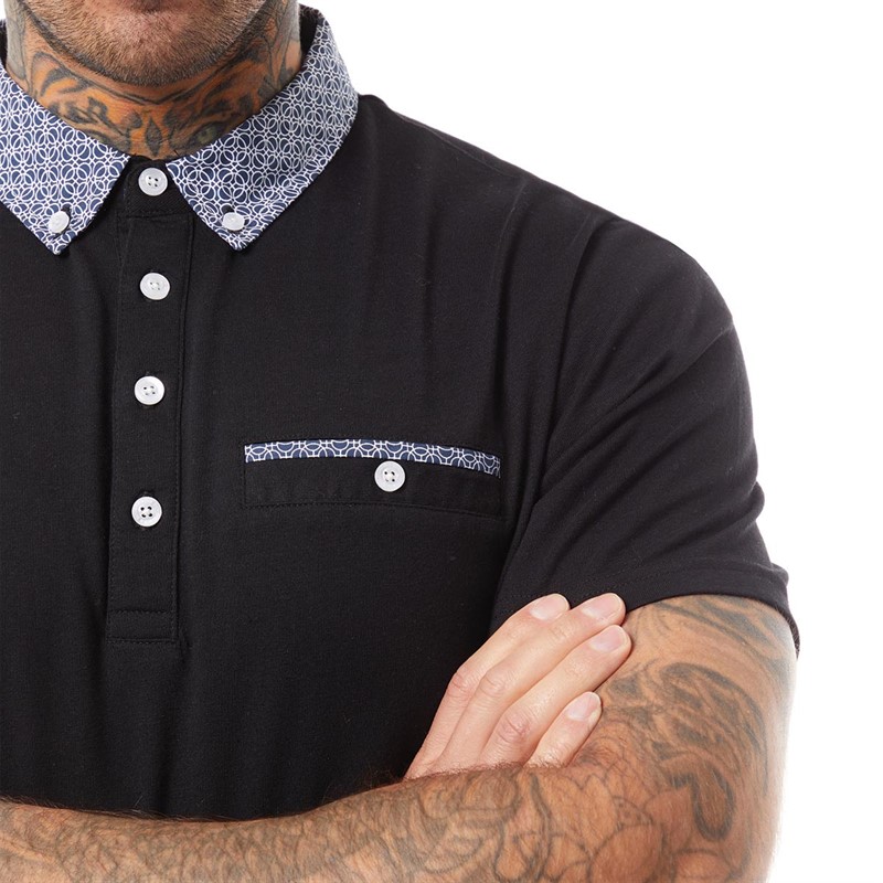 Bewley & Ritch Mens Kartier Polo Black