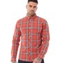 Bewley & Ritch Mens Buford Long Sleeve Shirt Red Check