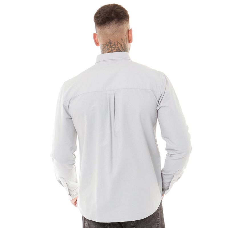 Bewley & Ritch Mens Ervin Long Sleeve Shirt Light Grey