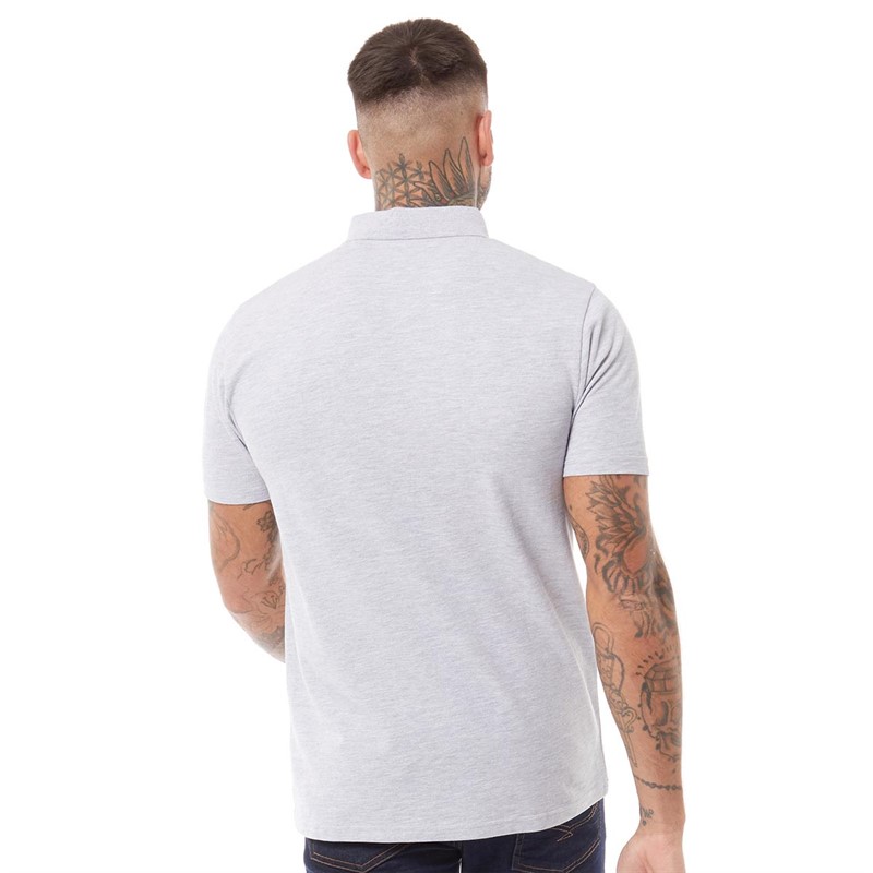 Bewley & Ritch Mens Barden Polo Grey Marl