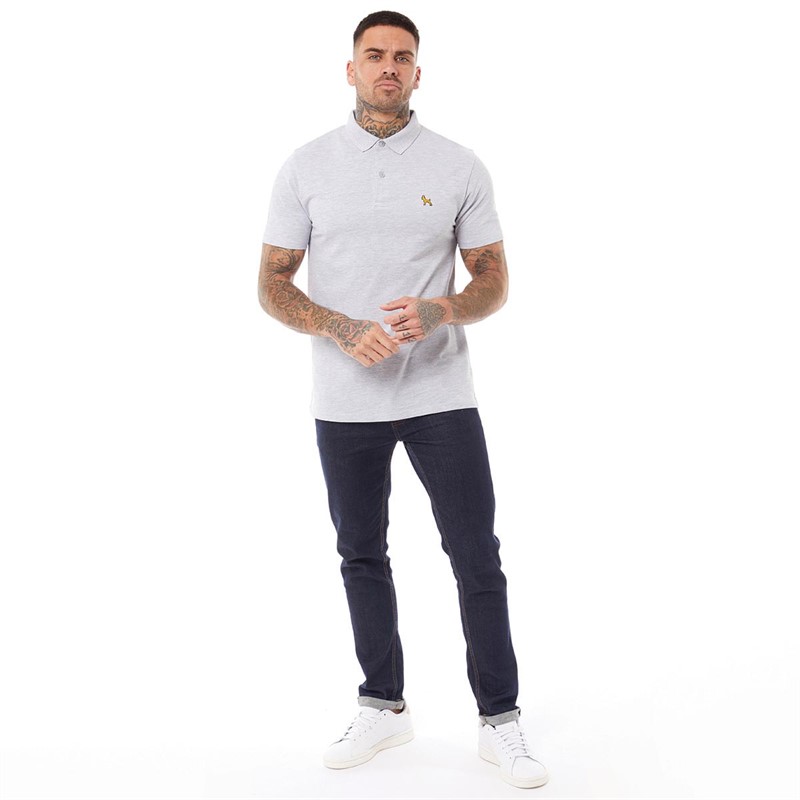 Bewley & Ritch Mens Barden Polo Grey Marl